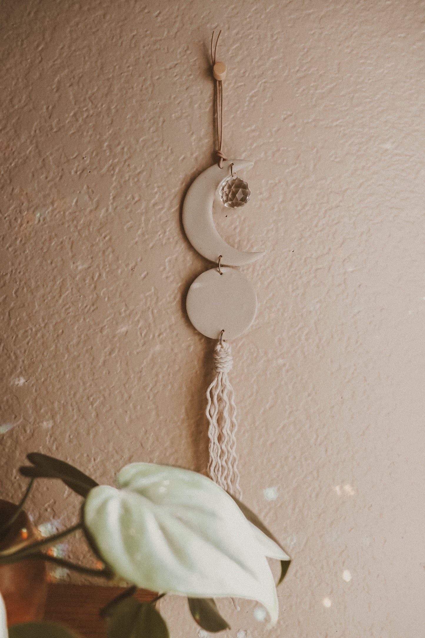 Crescent Moon Small Sun Catcher | 2 Colors