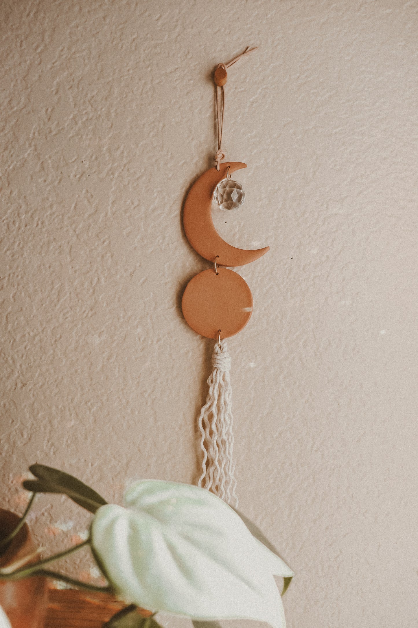 Crescent Moon Small Sun Catcher | 2 Colors